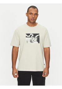 BOSS T-Shirt Barragan 50534919 Beżowy Relaxed Fit. Kolor: beżowy. Materiał: bawełna