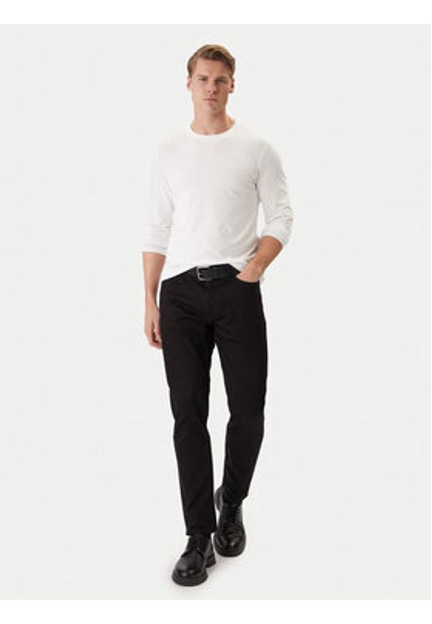 Hugo - HUGO Jeansy 50554144 Czarny Regular Fit. Kolor: czarny