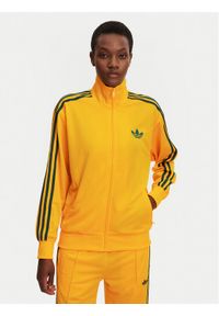 Adidas - adidas Bluza adicolor Classic Firebird JP2300 Żółty Loose Fit. Kolor: żółty. Materiał: syntetyk