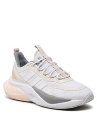 Adidas - adidas Sneakersy AlphaBounce+ HP6147 Beżowy. Kolor: beżowy. Materiał: materiał. Model: Adidas Alphabounce #4