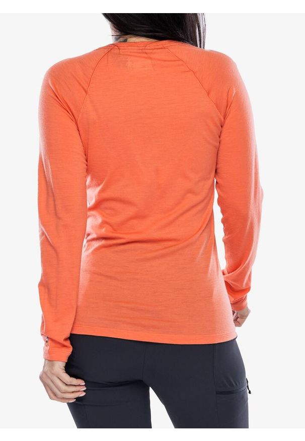 Bluza termoaktywna damska Smartwool Classic All-Season Merino Base Layer. Kolor: pomarańczowy