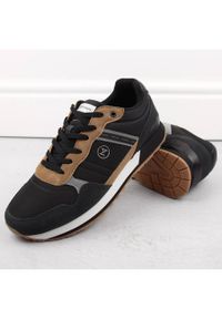 Skórzane buty męskie sportowe czarne McKeylor 74111. Kolor: czarny. Materiał: skóra #2