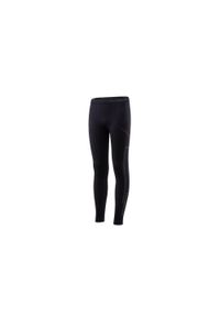 Brubeck - Leginsy Dziecięce Thermo Junior Le13540-Black-Graphite 146_140_146. Kolor: czarny. Sezon: lato. Sport: turystyka piesza