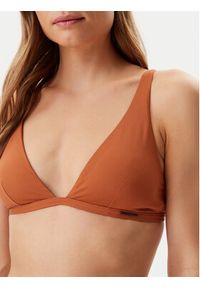 Calvin Klein Swimwear Góra od bikini KW0KW02844 Brązowy. Kolor: brązowy. Materiał: syntetyk #3