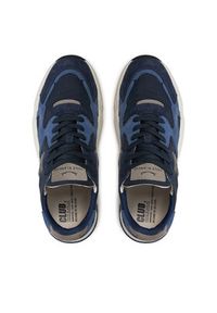 Voile Blanche Sneakersy Club19 0012018288.02.1C24 Granatowy. Kolor: niebieski. Materiał: zamsz, skóra #6