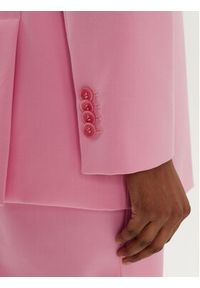 Patrizia Pepe Marynarka 8S0494 A106 Różowy Regular Fit. Kolor: różowy. Materiał: syntetyk #5
