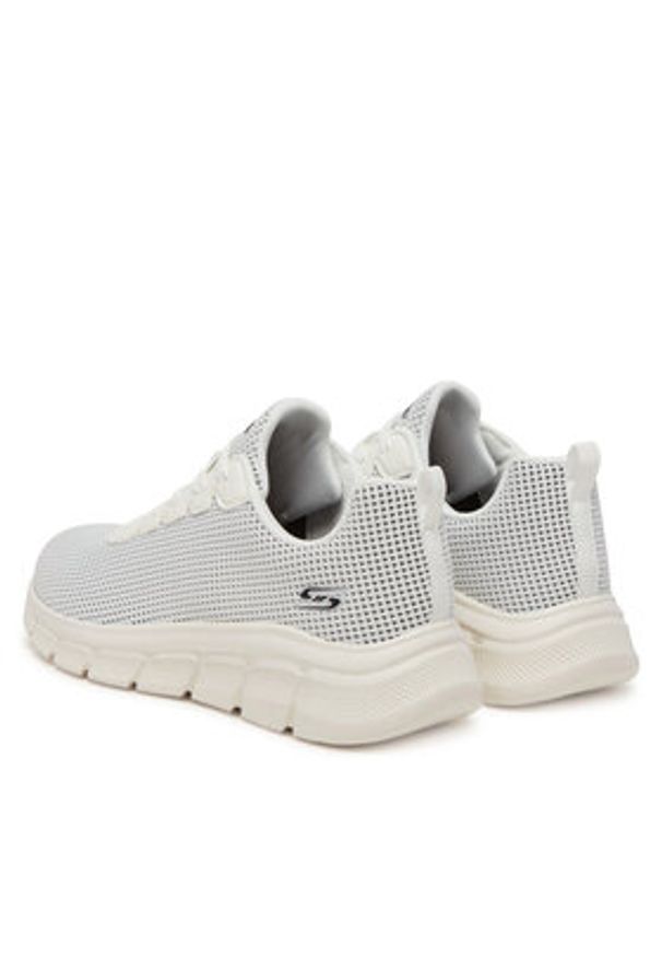 skechers - Skechers Sneakersy Bobs B Flex-Visionary Essence 117346/WHT Biały. Kolor: biały. Materiał: materiał
