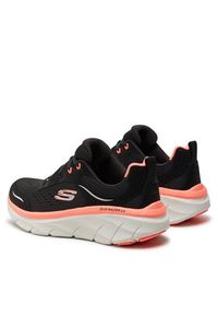 skechers - Skechers Sneakersy D'Lux Walker 2.0-Daisy Doll 150093/BKCL Czarny. Kolor: czarny. Materiał: materiał