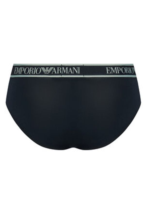 Emporio Armani Underwear Komplet slipów EM000258 AF20669 MB139 Granatowy. Kolor: niebieski. Materiał: bawełna