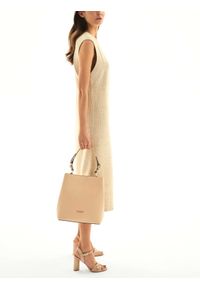 Kazar - Beżowe sandały damskie. Zapięcie: pasek. Kolor: beżowy. Materiał: zamsz #2