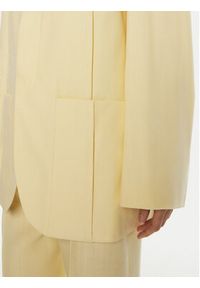 JACQUEMUS Marynarka 22E213JA101 Żółty Regular Fit. Kolor: żółty. Materiał: wiskoza #4