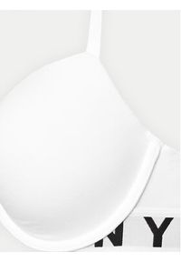 DKNY Biustonosz z fiszbiną DK7511 Biały. Kolor: biały. Materiał: bawełna #3