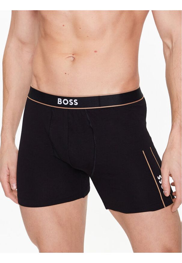 BOSS - Boss Bokserki 50484020 Czarny. Kolor: czarny. Materiał: bawełna