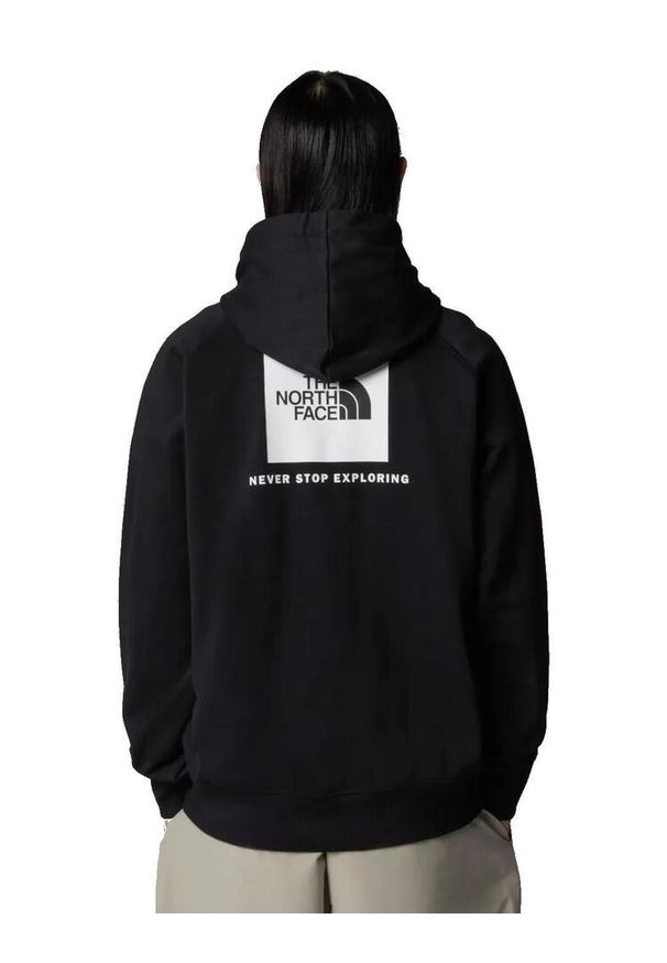 The North Face Bluza Raglan Redbox Nf0A89F9Ky4. Kolor: czarny. Długość rękawa: raglanowy rękaw