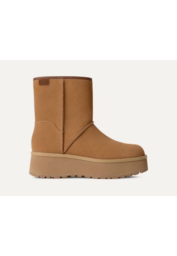 Ugg - UGG Cityfunc Mid Boot Buty zimowe damskie. Kolor: brązowy. Sezon: zima