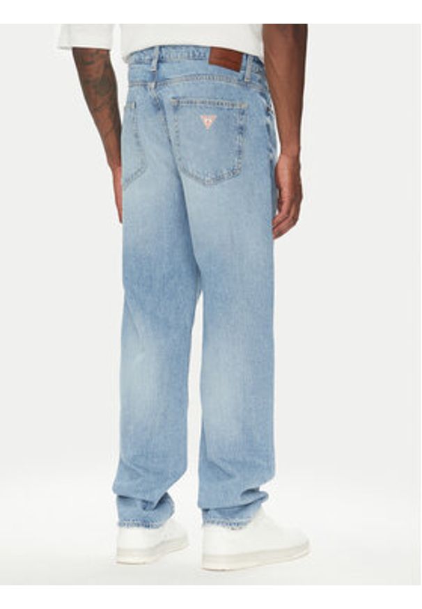Guess Jeans Jeansy M5YA90 D5R2A Niebieski Relaxed Fit. Kolor: niebieski