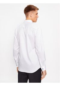 Eterna Koszula 8218/F659 Biały Slim Fit. Kolor: biały. Materiał: bawełna #4