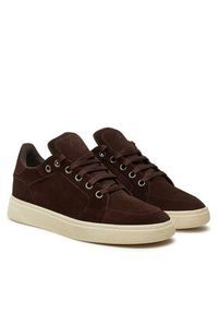 Giuseppe Zanotti - GIUSEPPE ZANOTTI Sneakersy RU40008 Brązowy. Kolor: brązowy. Materiał: zamsz, skóra #6