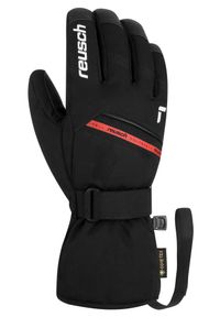 Rękawice narciarskie unisex Reusch Morris Gore-Tex kozia skóra wodoodporne. Kolor: czerwony, wielokolorowy, szary. Materiał: skóra. Technologia: Gore-Tex. Sport: narciarstwo