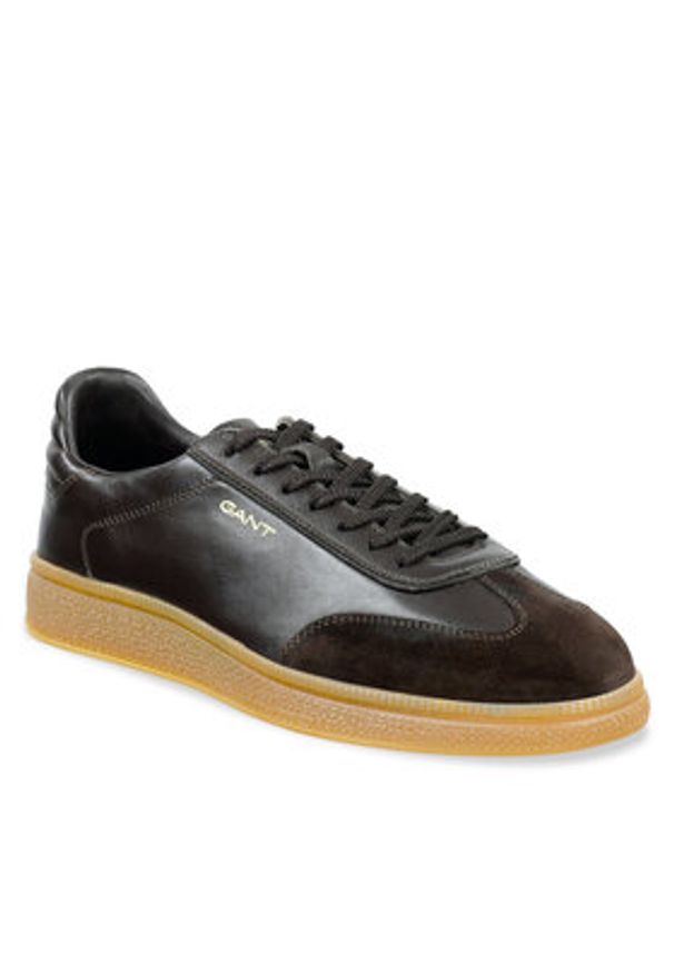 GANT - Gant Sneakersy 31631009 Brązowy. Kolor: brązowy. Materiał: skóra