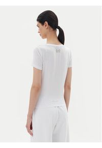 EA7 Emporio Armani T-Shirt 7W000274 AF12945 U0002 Biały Slim Fit. Kolor: biały. Materiał: syntetyk, wiskoza #2