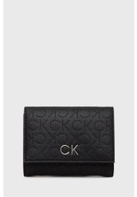 Calvin Klein portfel damski kolor czarny. Kolor: czarny #1