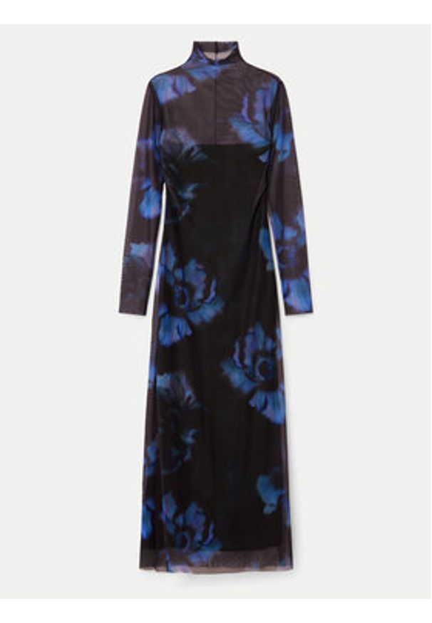 Desigual Sukienka codzienna Nueva Orleans 24WWVK54 Niebieski Slim Fit. Okazja: na co dzień. Kolor: niebieski. Materiał: syntetyk. Typ sukienki: proste. Styl: casual