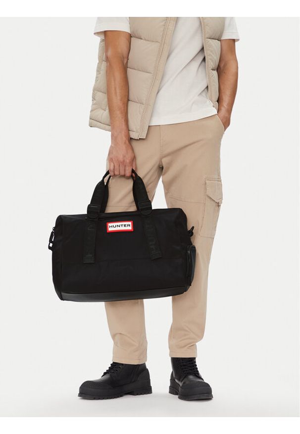 Hunter Torba weekendowa C-HTR-K-010-06 Czarny. Kolor: czarny. Materiał: poliester