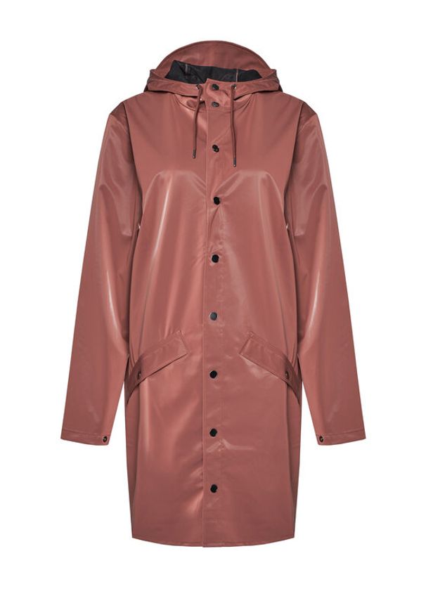 Rains Kurtka przeciwdeszczowa Unisex 12020 Pomarańczowy Regular Fit. Kolor: pomarańczowy. Materiał: syntetyk