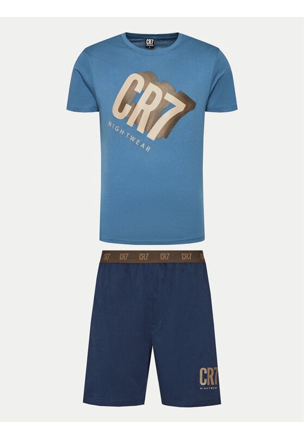 Cristiano Ronaldo CR7 Piżama 8730-41-925 Niebieski Regular Fit. Kolor: niebieski. Materiał: bawełna