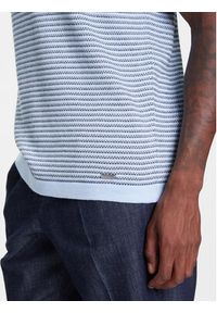 United Colors of Benetton - United Colors Of Benetton Polo 1094K301J Niebieski Regular Fit. Typ kołnierza: polo. Kolor: niebieski. Materiał: bawełna #5