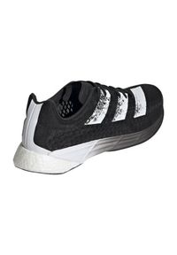 Adidas - Buty adidas Adizero Pro Shoes M GY6546 czarne. Kolor: czarny. Materiał: materiał, włókno, syntetyk, guma. Szerokość cholewki: normalna. Wzór: geometria #6