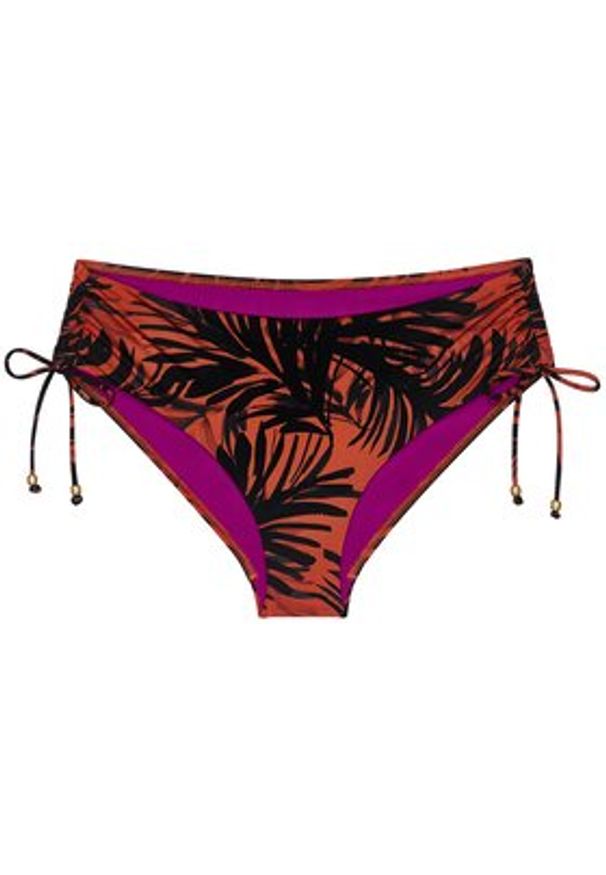 Triumph Dół od bikini Summer Palm 10227208 Brązowy. Kolor: brązowy. Materiał: syntetyk