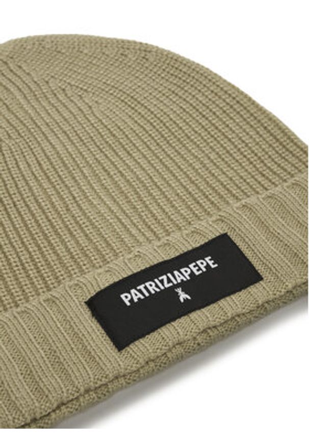 Patrizia Pepe Czapka 2F0111/K9O3A-B848 Szary. Kolor: szary. Materiał: wełna