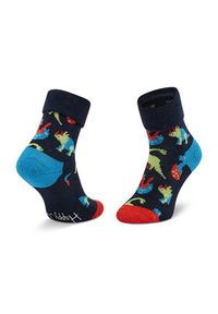 Happy-Socks - Happy Socks Zestaw 2 par wysokich skarpet dziecięcych KDIN45-6500 Kolorowy. Materiał: materiał. Wzór: kolorowy