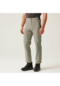 Regatta - Spodnie turystyczne męskie Travel Light Zip Off Packaway z odpinanymi nogawkami. Kolor: pomarańczowy. Materiał: materiał. Sport: turystyka piesza #1
