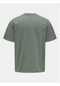 Only & Sons T-Shirt 22028766 Zielony Relaxed Fit. Kolor: zielony. Materiał: bawełna #2