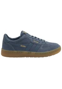 Sneakersy damskie Gola Hawk Suede 86. Okazja: na co dzień. Kolor: niebieski. Materiał: skóra, zamsz. Sport: turystyka piesza #1