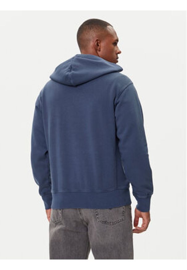 Levi's® Bluza Authentic A8435-0020 Niebieski Relaxed Fit. Kolor: niebieski. Materiał: bawełna