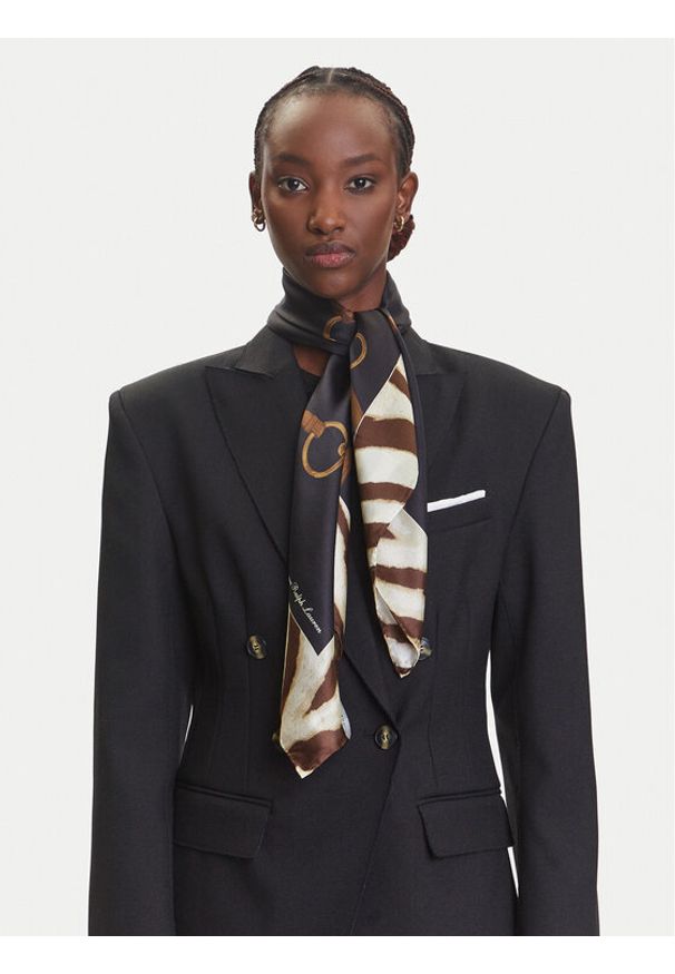 Lauren Ralph Lauren - LAUREN RALPH LAUREN Chusta 454980710001 Czarny. Kolor: czarny. Materiał: materiał, jedwab