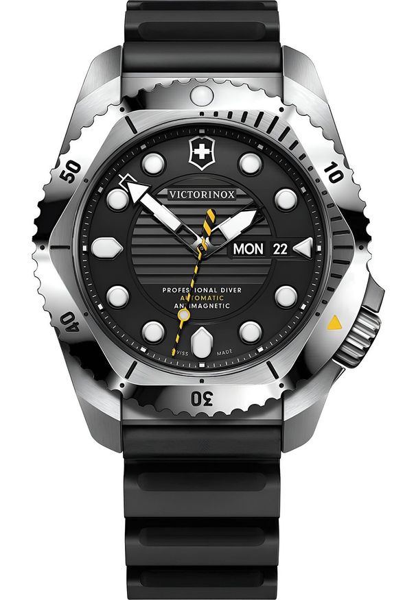 VICTORINOX - Zegarek Victorinox Zegarek męski 241994 czarny. Kolor: czarny