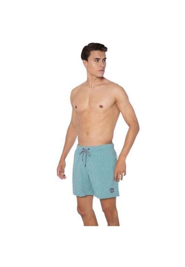 Szorty plażowe Protest Davey. Kolor: niebieski, zielony, wielokolorowy