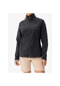 Kurtka softshell damska Vaude Hurricane Jacket IV. Kolor: czarny. Materiał: softshell