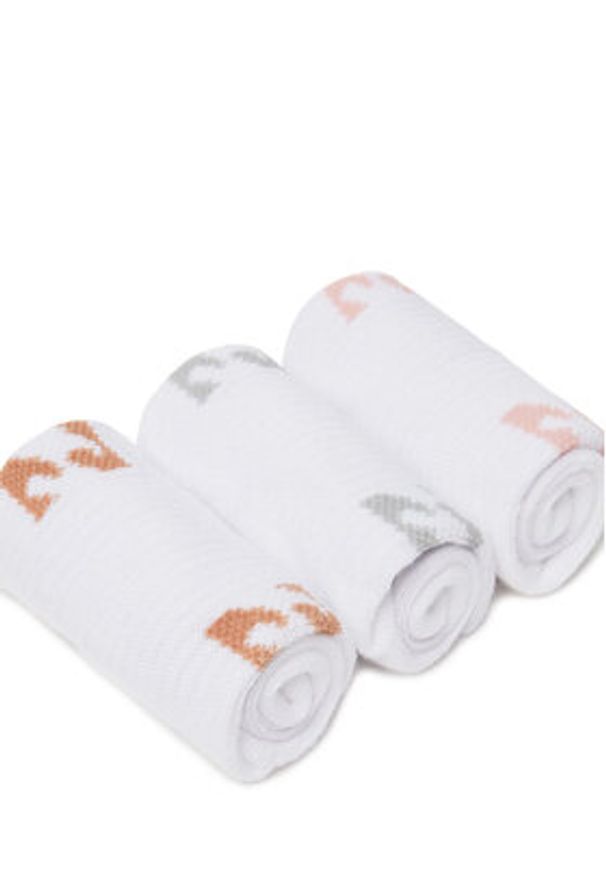 Billabong Zestaw 2 par wysokich skarpet damskich AS_BILLABONG_03Z_SS25 (3-PACK) Biały. Kolor: biały. Materiał: poliester, materiał