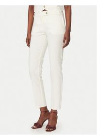 Rinascimento Spodnie materiałowe CFC0128638003 Biały Slim Fit. Kolor: biały. Materiał: syntetyk #1