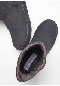 bonprix - Botki. Kolor: szary. Sezon: zima #2
