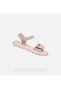 Geox - Sandały GEOX J SANDAL PUFFYPOP GI Rose. Kolor: różowy. Materiał: syntetyk. Sezon: lato
