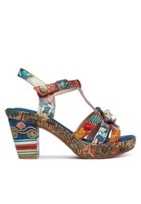 Laura Vita Sandały Nellao 30 Kolorowy. Materiał: skóra. Wzór: kolorowy #1