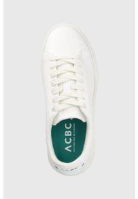ACBC buty kolor biały. Nosek buta: okrągły. Zapięcie: sznurówki. Kolor: biały. Materiał: guma. Wzór: motyw zwierzęcy #4