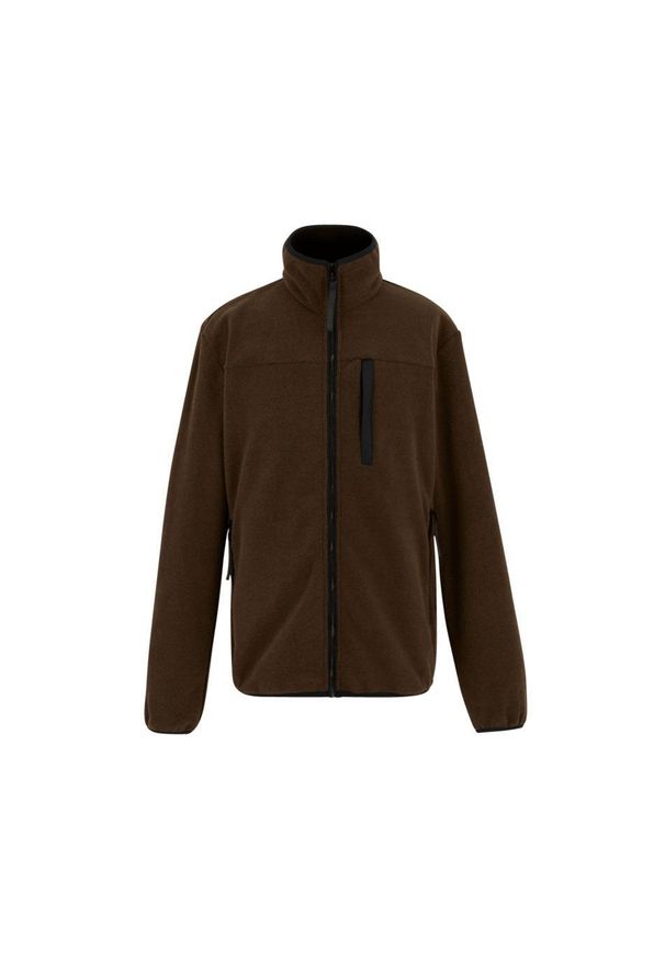 Polar z pełnym zamkiem błyskawicznym Regatta Aidey. Kolor: brązowy. Materiał: polar. Sport: turystyka piesza